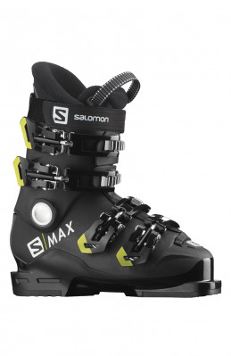 Kids ski boots Salomon S / Max 60T L Black / acid Green
